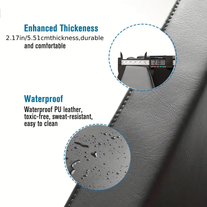 Black Folding Gymnastics Exercise Mat