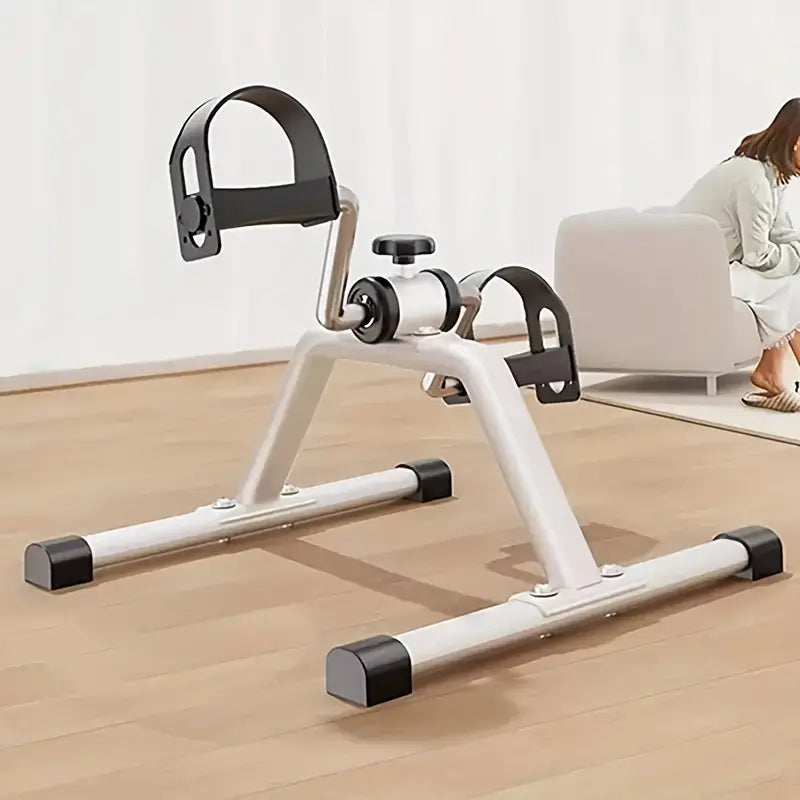 White Iron Pedal Exercise Bike