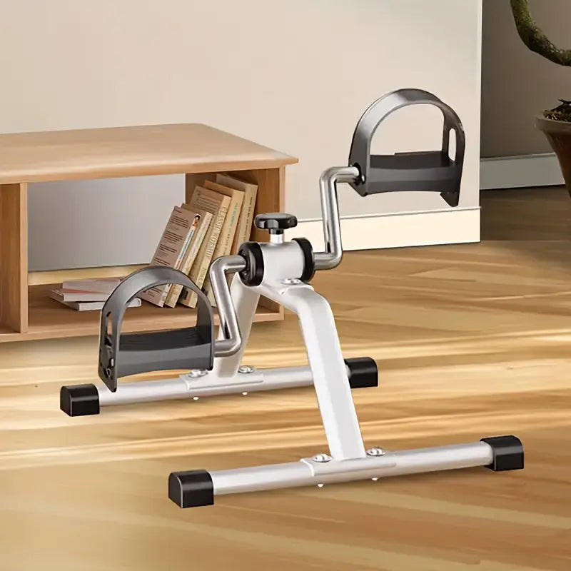 White Iron Pedal Exercise Bike
