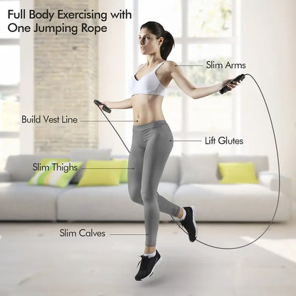 CorePulse Professional Weighted Speed Jump Rope